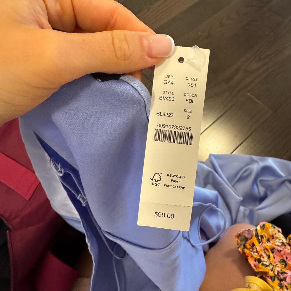 NWT Jcrew Light Blue Maxi Slip Dress